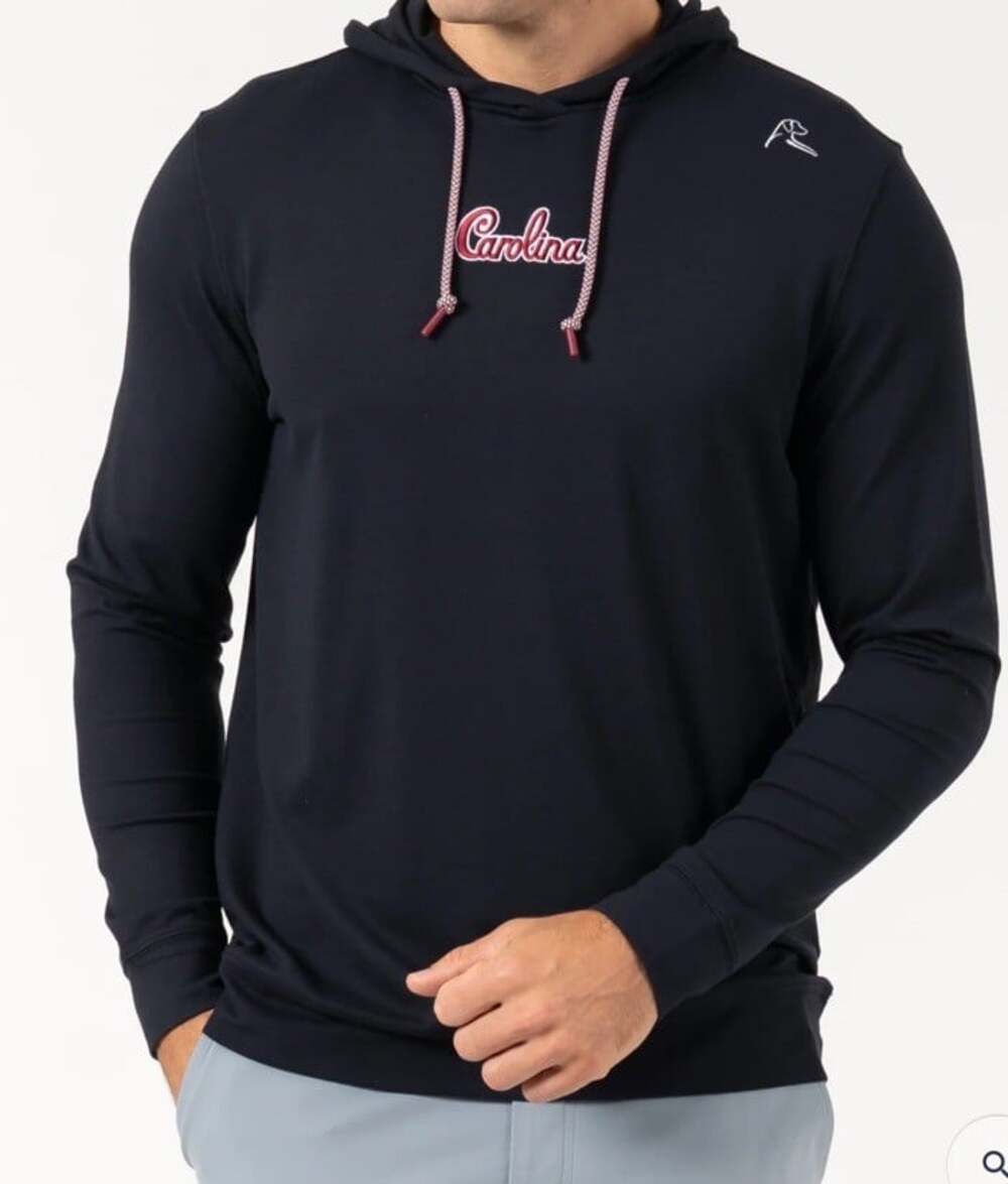 Rhoback Hesi Tempo Collegiate performance Hoodie Small Pullover South Carolina